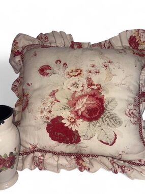 Vintage Waverly Norfolk Rose 2-Piece Bundle